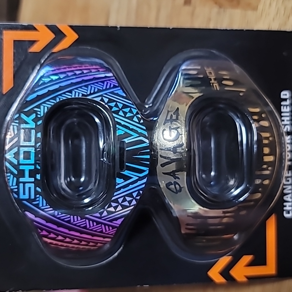 2 pack of interchangeable shield for shock doctor mouthguard. mouthguard not inc